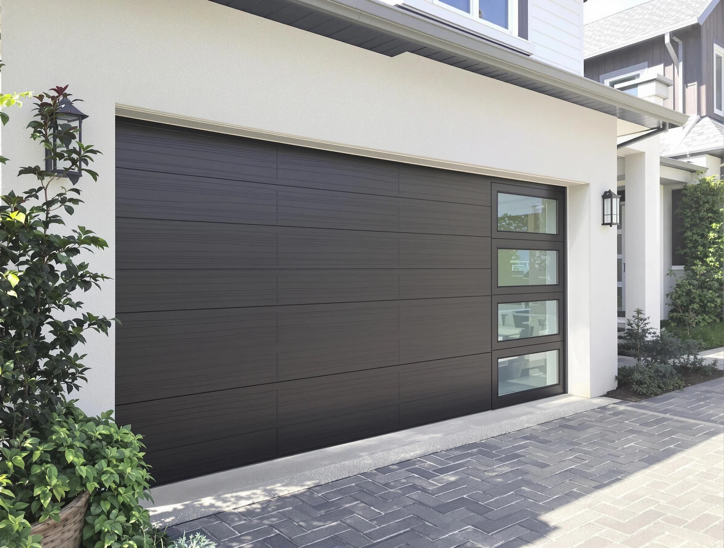 Custom garage door installation by Midwest City Garage Door Repair in Midwest City