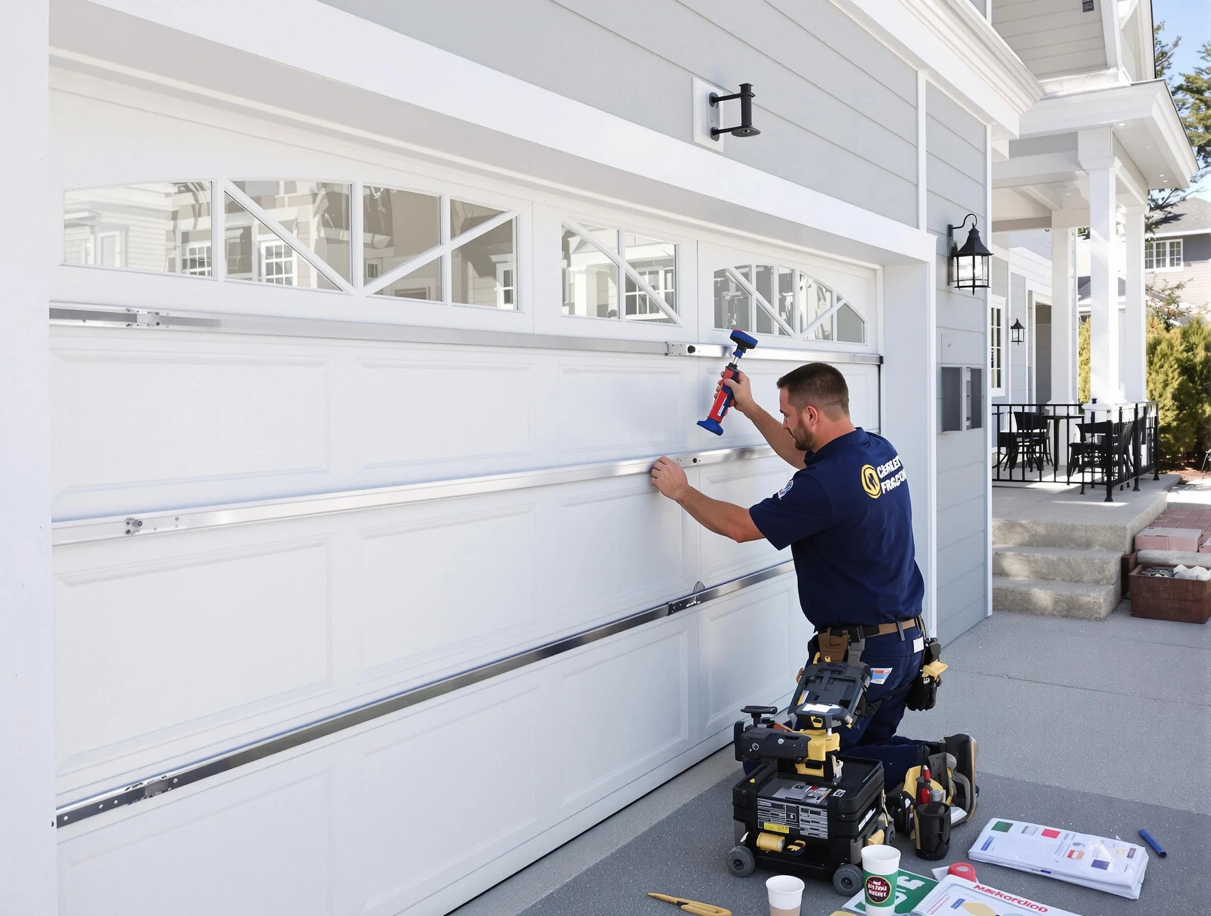 Professional garage door installation by Midwest City Garage Door Repair in Midwest City