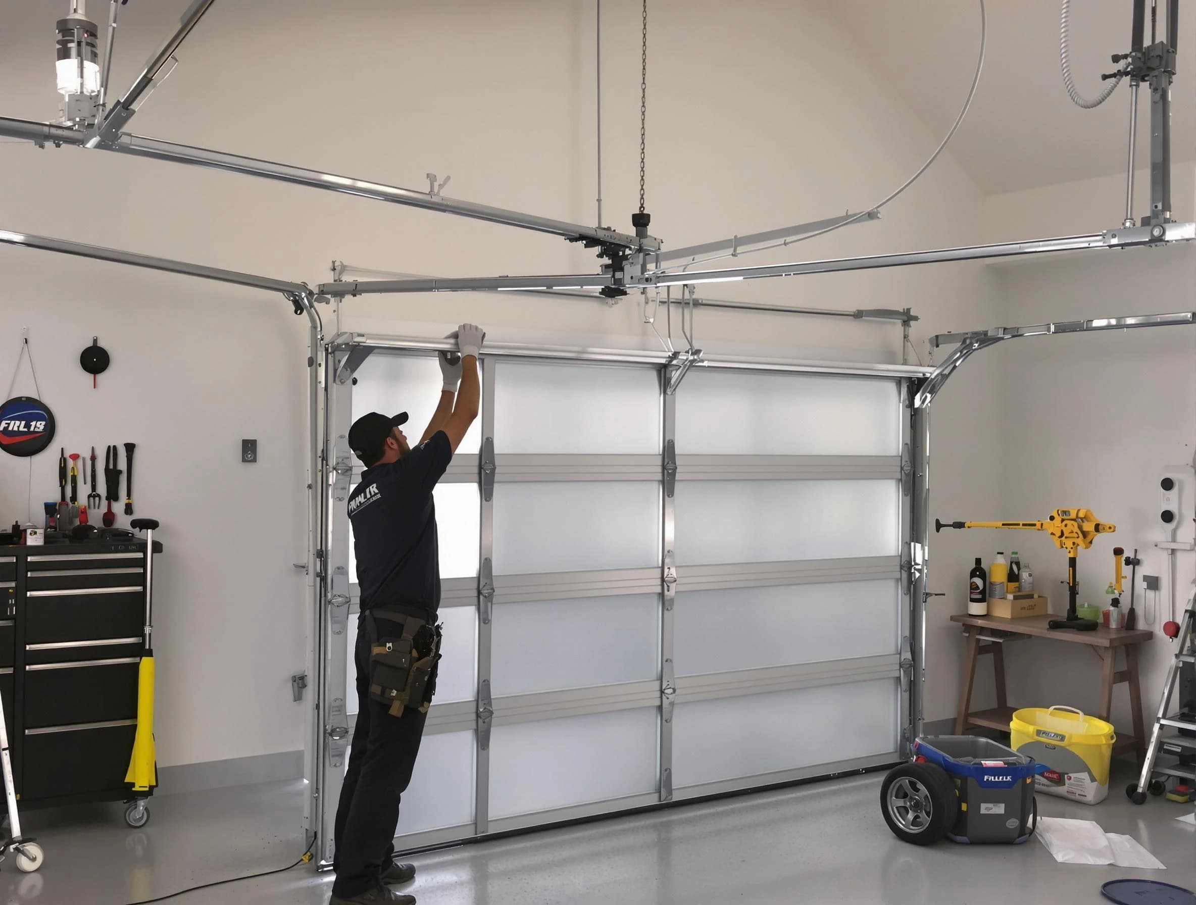Midwest City Garage Door Repair certified team performing precision garage door installation in Midwest City