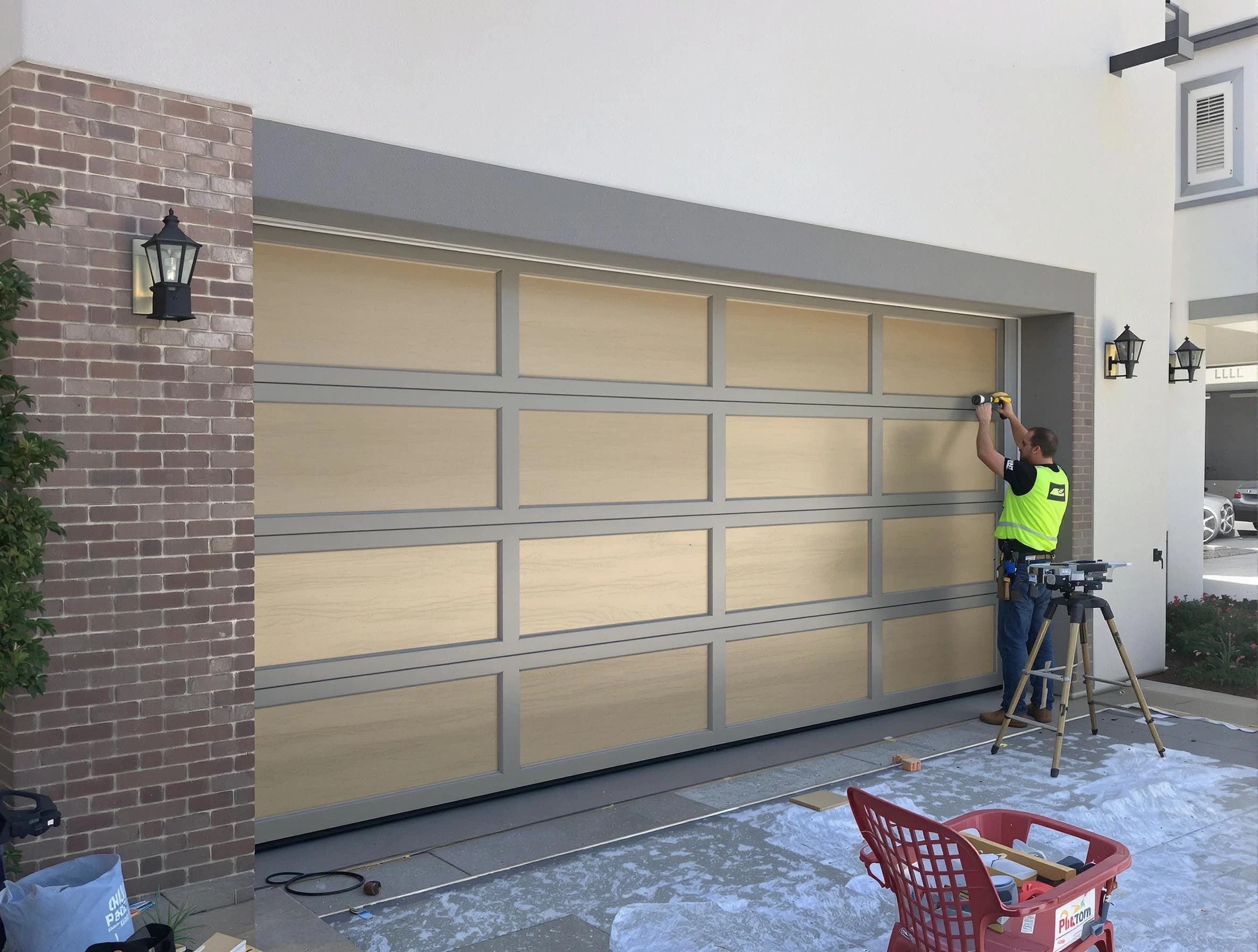 Garage door replacement service by Midwest City Garage Door Repair in Midwest City
