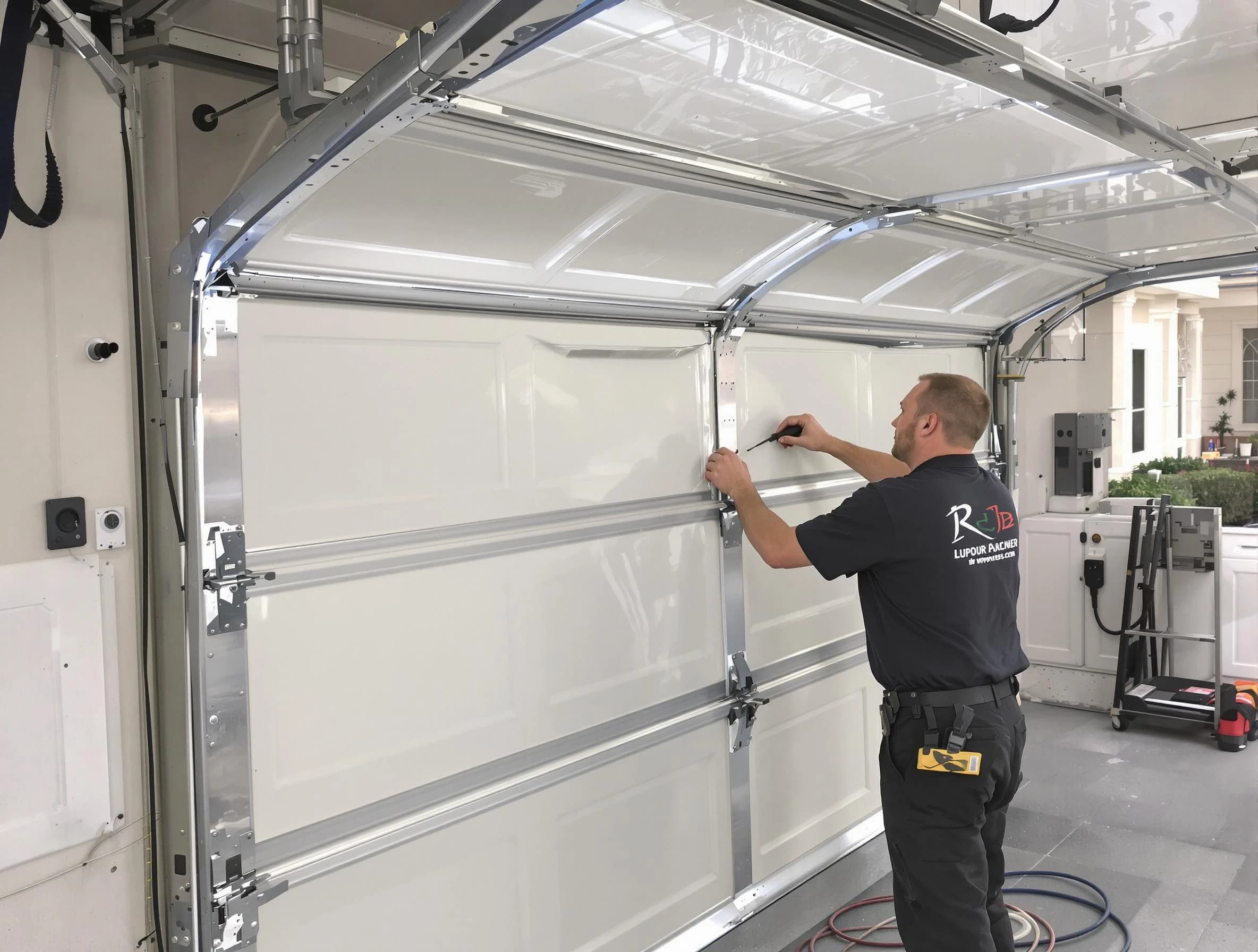 Midwest City Garage Door Repair professional performing panel repair in Midwest City