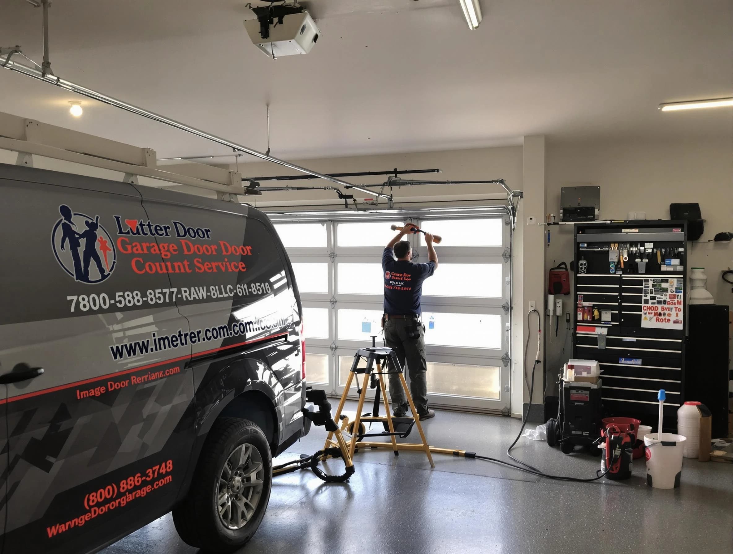 Midwest City Garage Door Repair rapid response team performing same-day repair in Midwest City