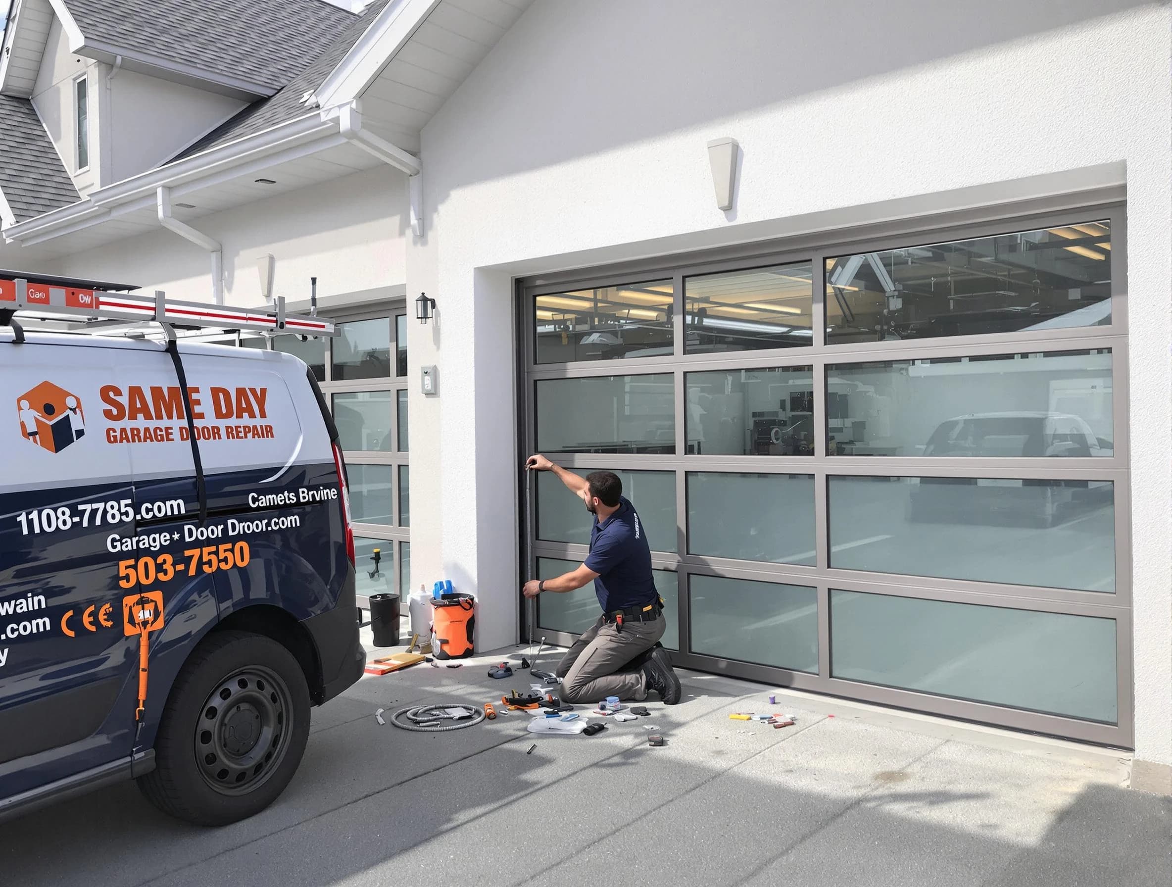 Same-day garage door repair service by Midwest City Garage Door Repair in Midwest City