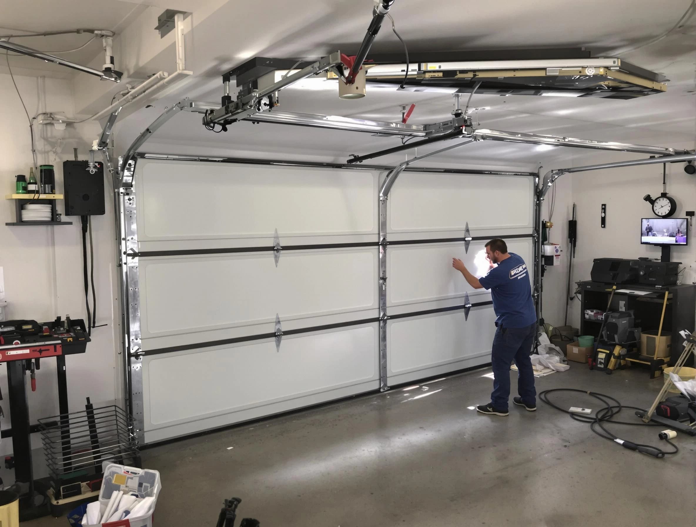 Professional garage door repair service by Midwest City Garage Door Repair in Midwest City