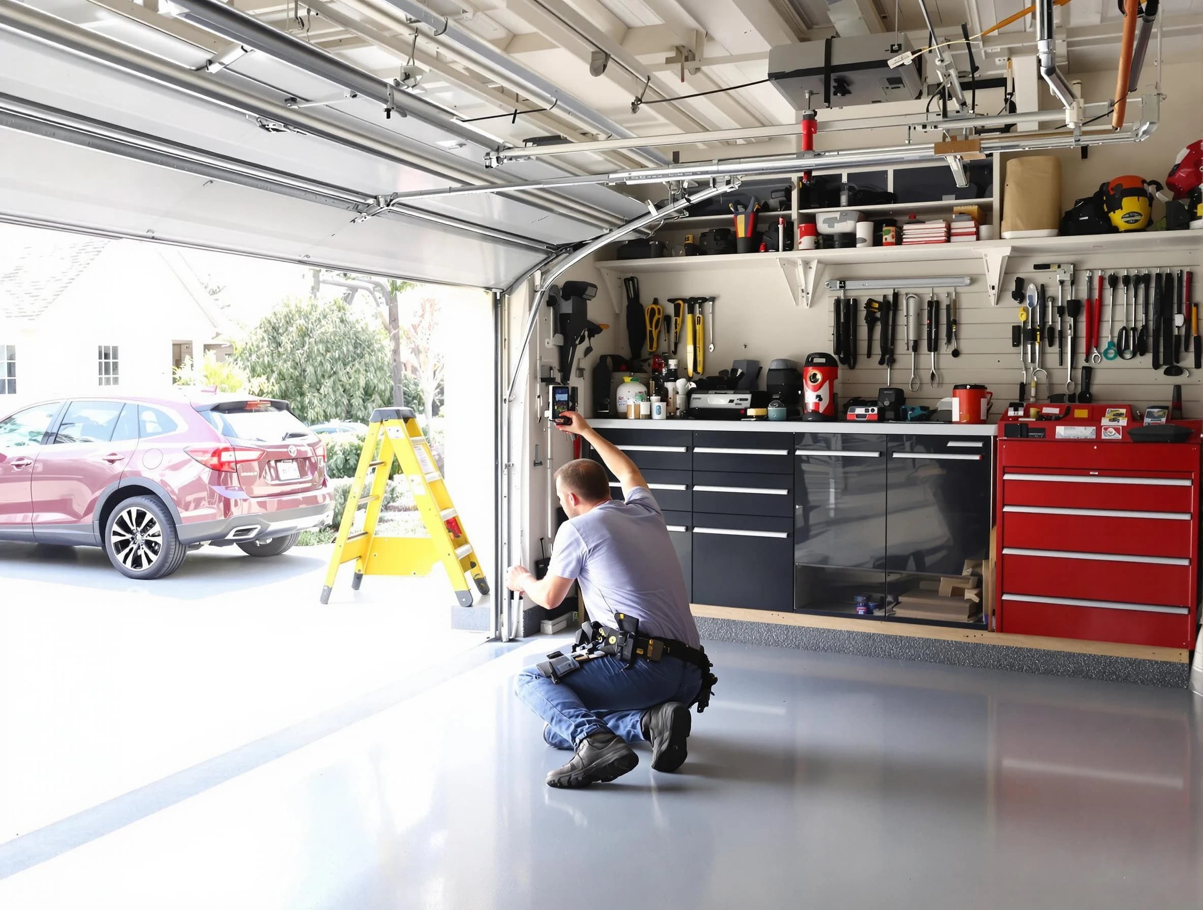 Local garage door repair service by Midwest City Garage Door Repair in Midwest City