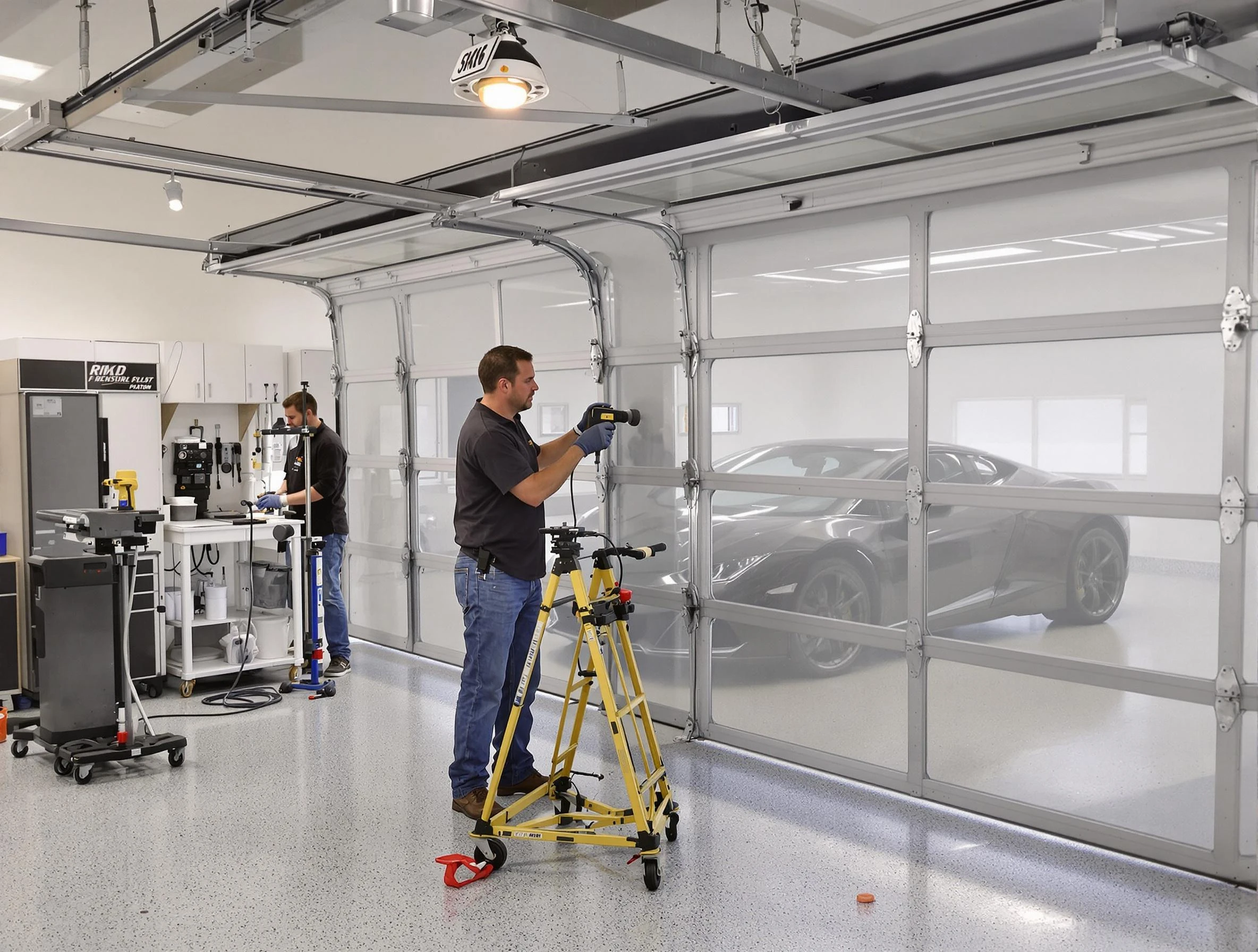 Garage Door Dents Repair in Midwest City