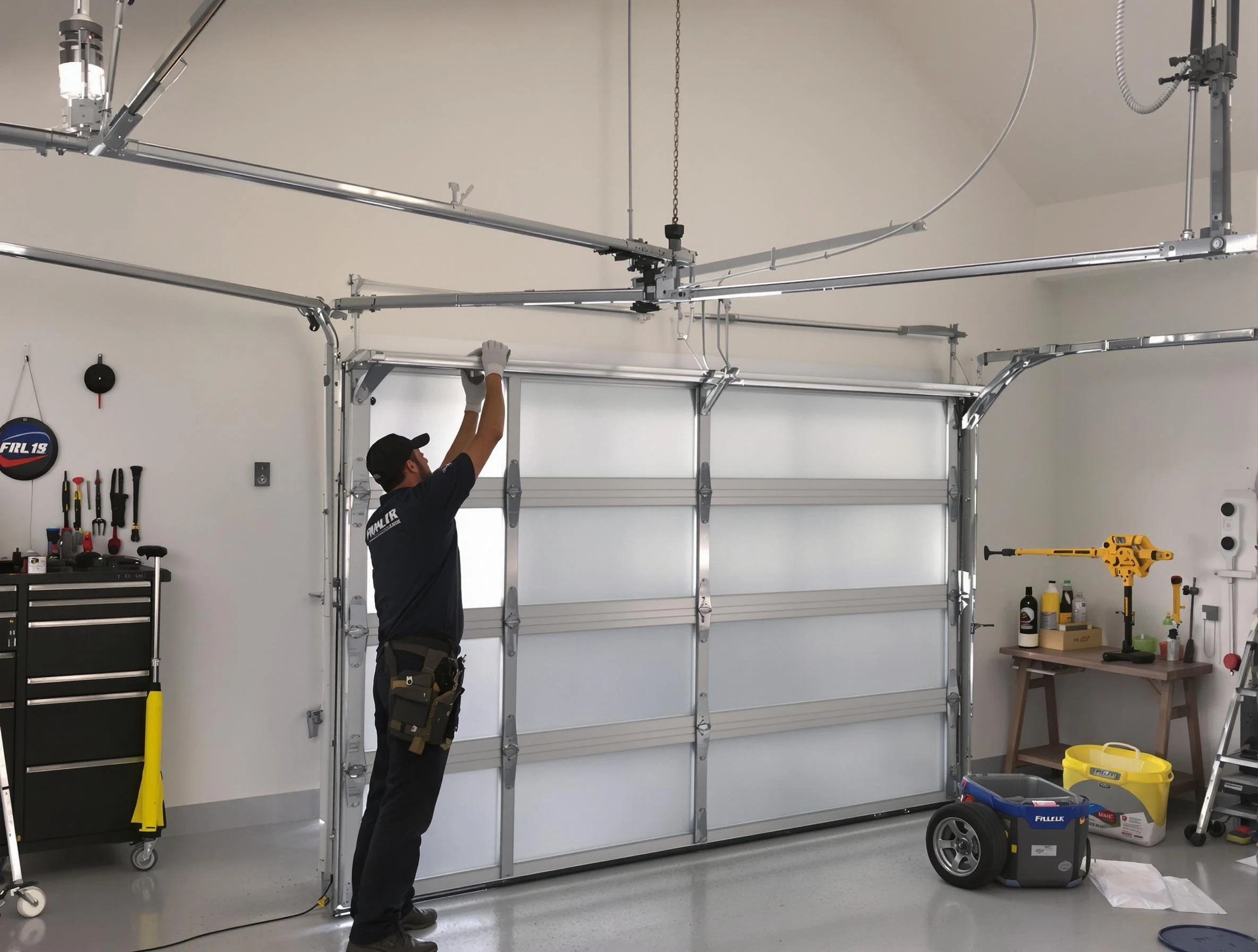 Midwest City Garage Door Repair certified team performing precision garage door installation in Midwest City