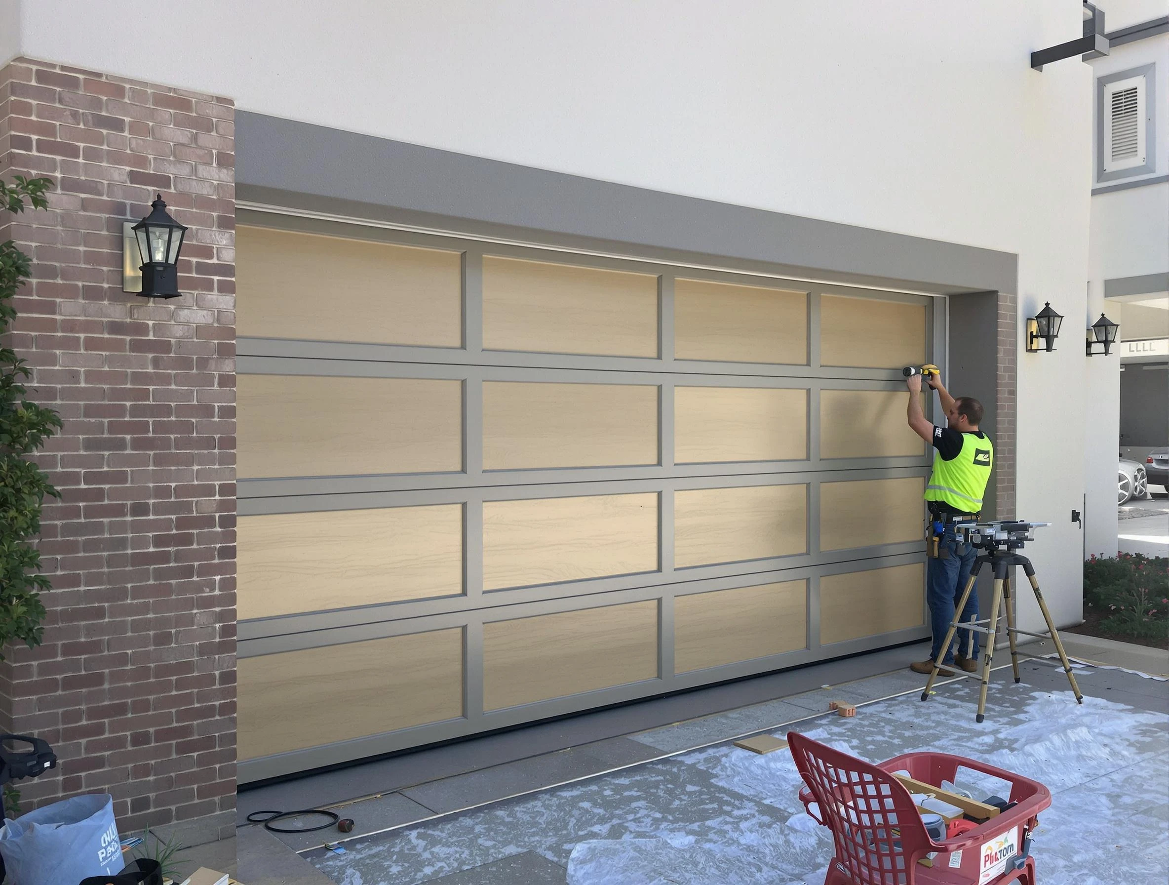 Garage door replacement service by Midwest City Garage Door Repair in Midwest City